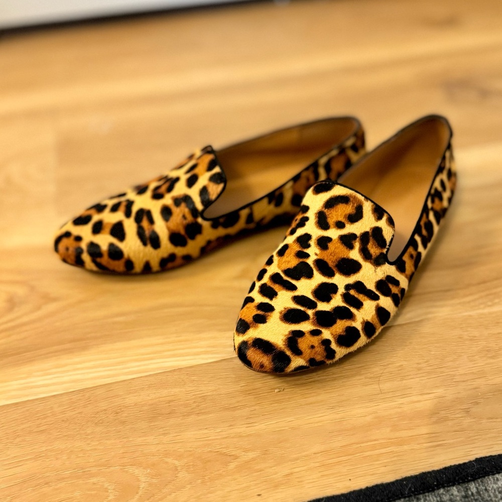 Leopard print loafers size 8.5 J.Crew